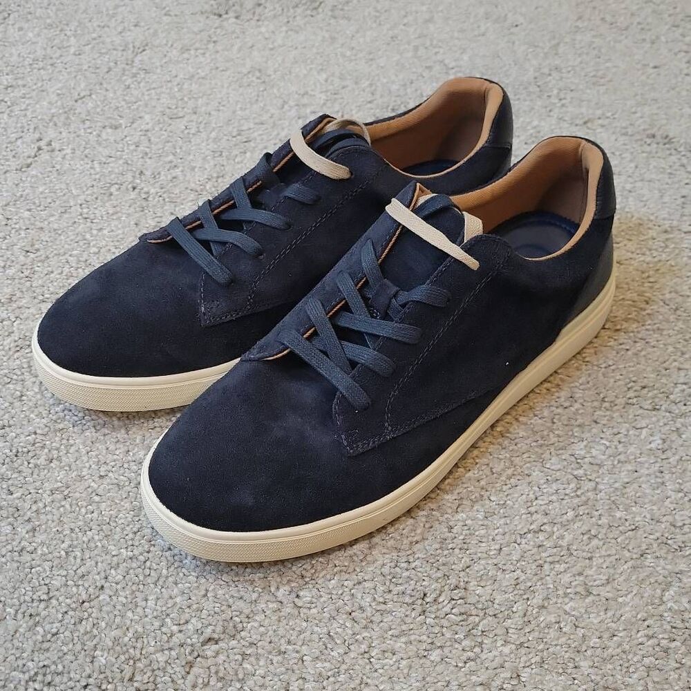 Ted Baker Men's Lace Up Suede Navy Sneakers Size 12